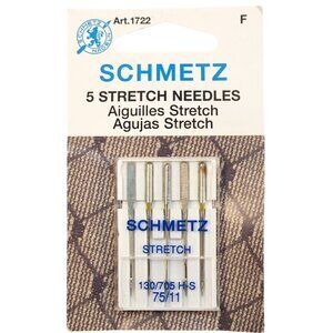 Schmetz Stretch Sewing Needles 130/705 H-S 75/11 Pack Of 5 For Stretch Fabrics f